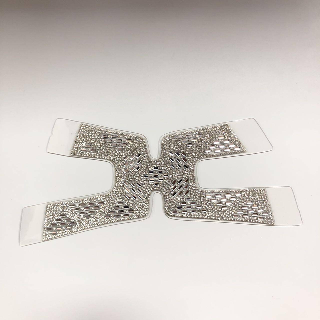 Custom Sandra Rella Women Slippers Strips Belt Decoration Accessories Rhinestones Crystal Shoe Uppers - Image 3