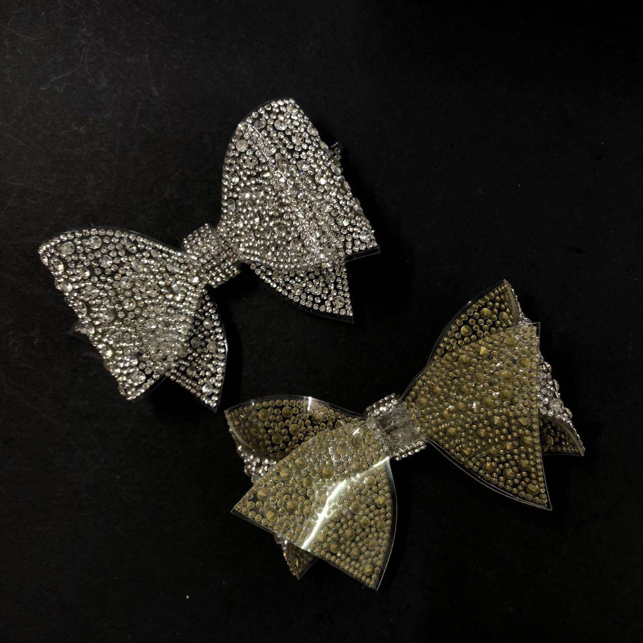 TPU butterfly hot diamond sandals slippers upper accessories semi-finished product processing accessories Factory direct sales - Image 2