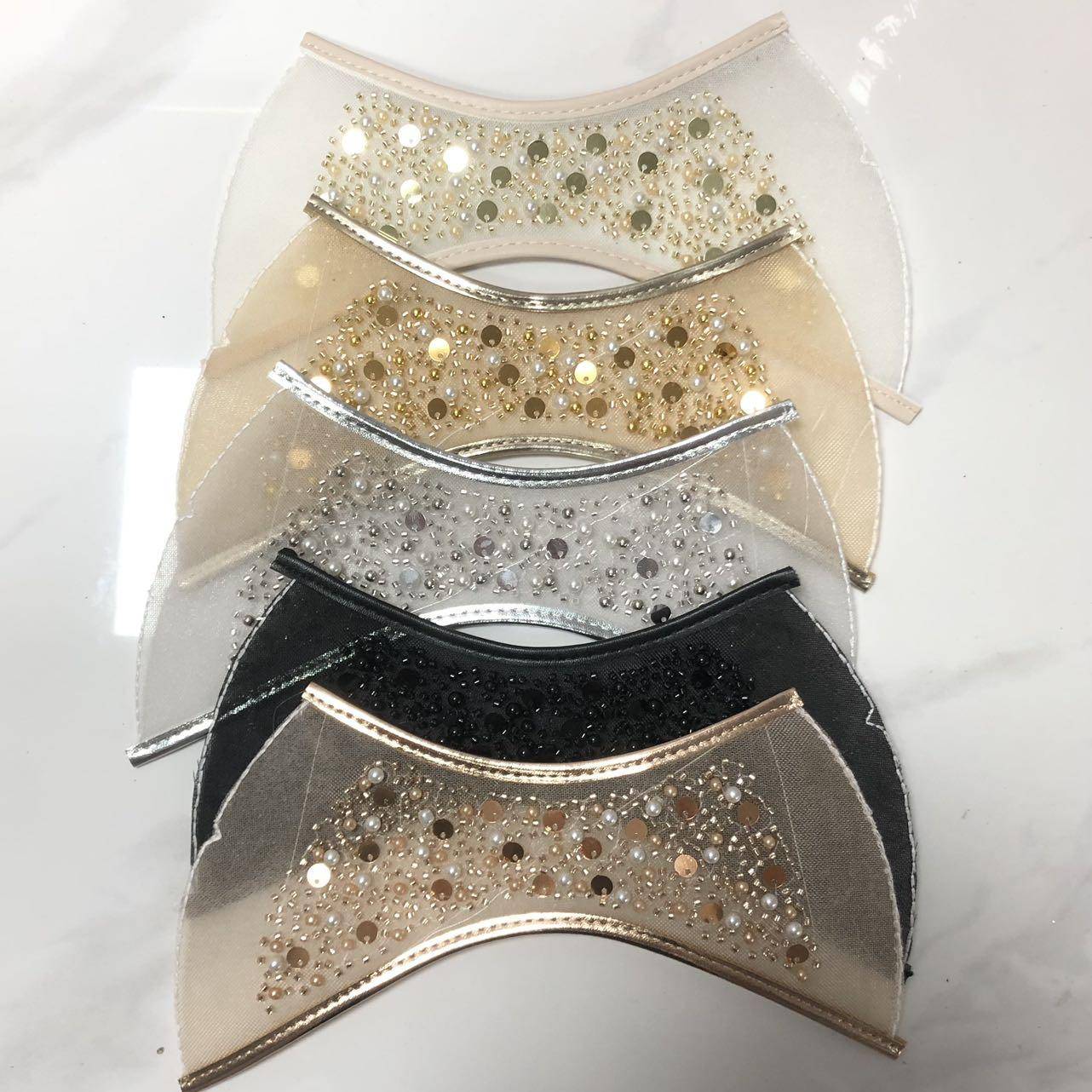 Wholesale High Quality Handmade Semi-Finished Shoe Uppers, Mesh Composite Polyester Woven Rope Material for Sandals & Slippers