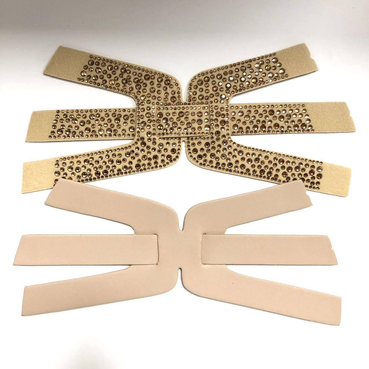 Women's Custom Two-Buckle Sandal Uppers with PU Backing-Durable & Fashionable Comfortable and Breathable for Casual Shoes