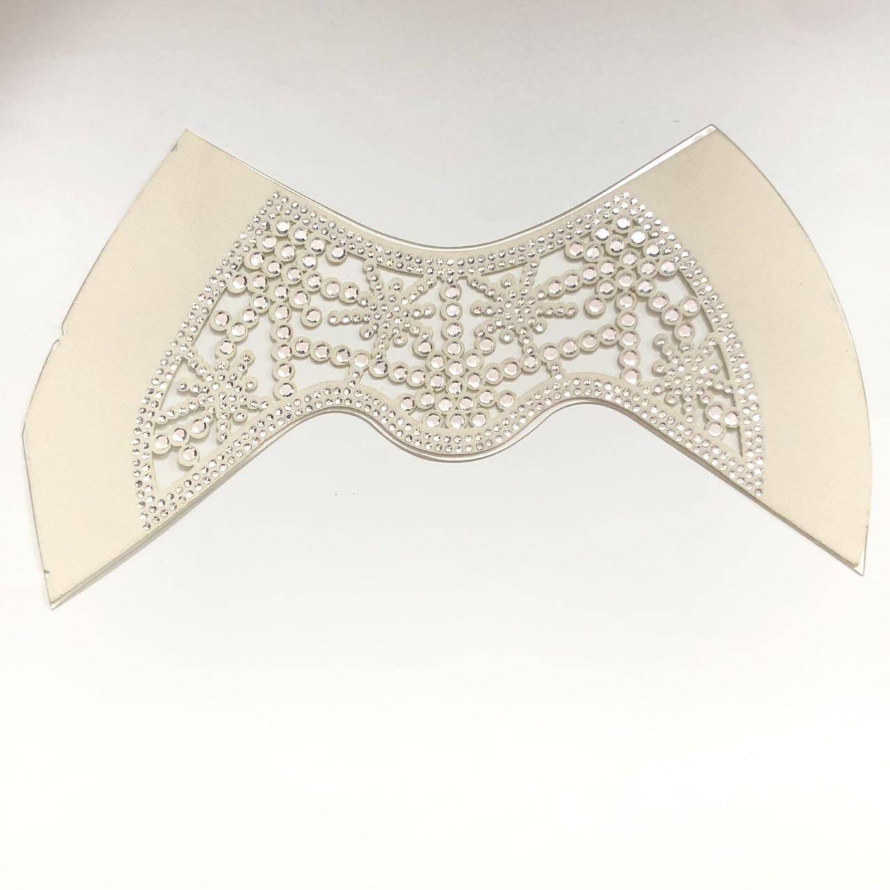 Wholesale Stylish Rhinestone Mesh Shoe Uppers for Women Sandals - Comfortable & Trendy - Image 5