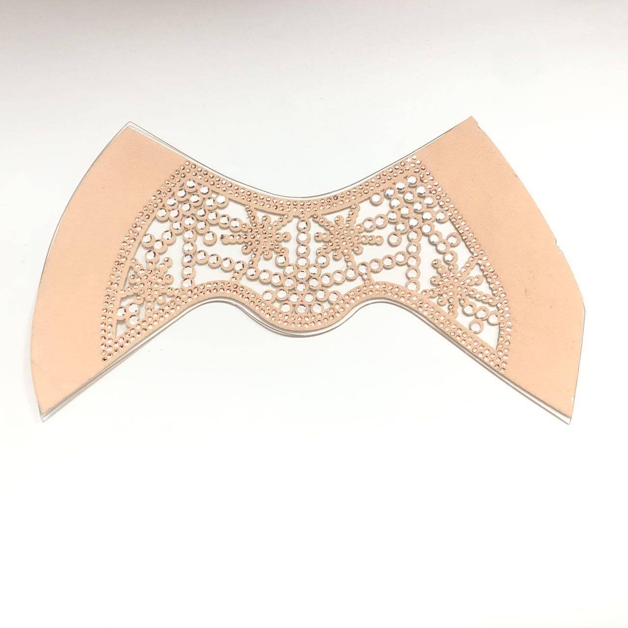 Wholesale Stylish Rhinestone Mesh Shoe Uppers for Women Sandals - Comfortable & Trendy - Image 3