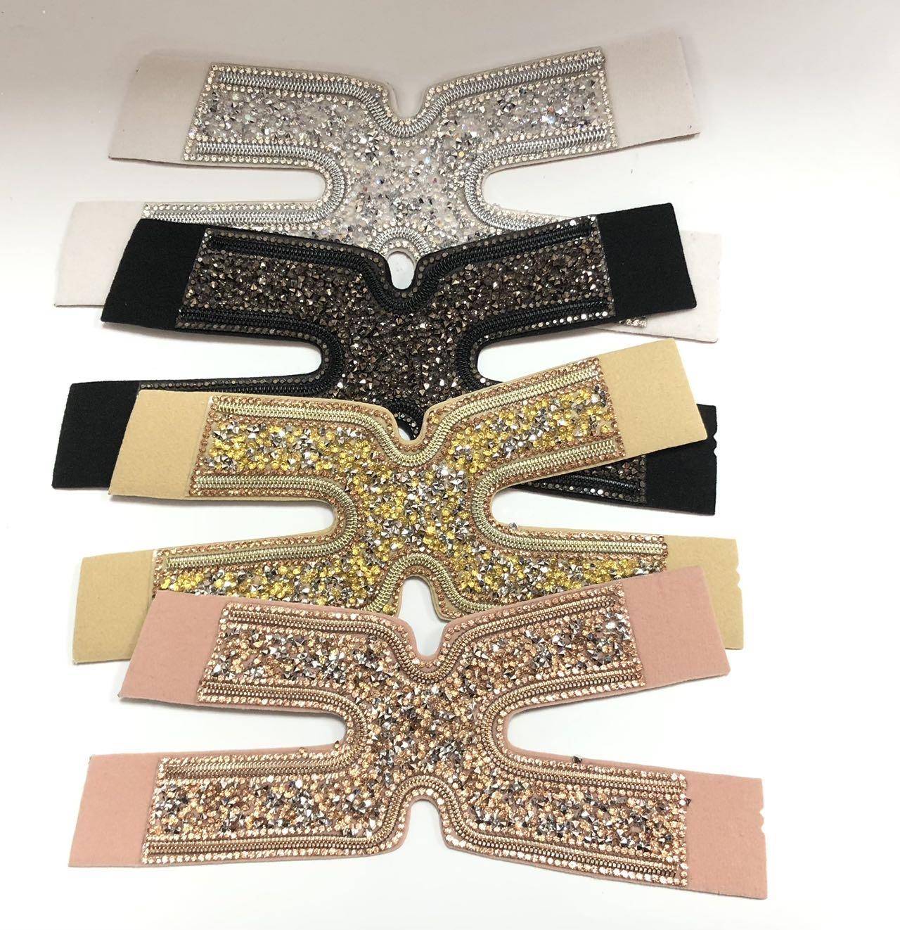 Multi-Element Comfortable Breathable Durable Fashion TPU Decoration Shoe Clips Female Work Sandals Slippers Rhinestones OEM