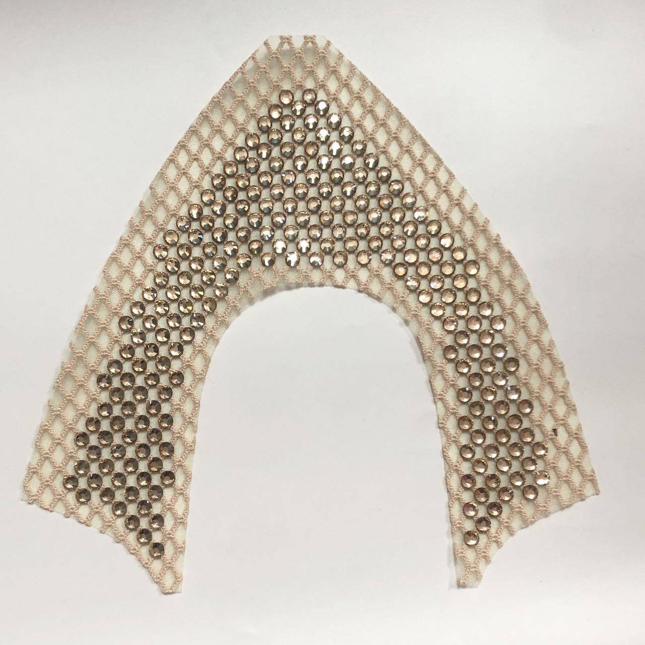 Hot Sale Women's Sandal Shoe Uppers PU Velvet Laser Rhinestone Handmade Beading Semi-Finished Jewelry Upper Wholesale - Image 5