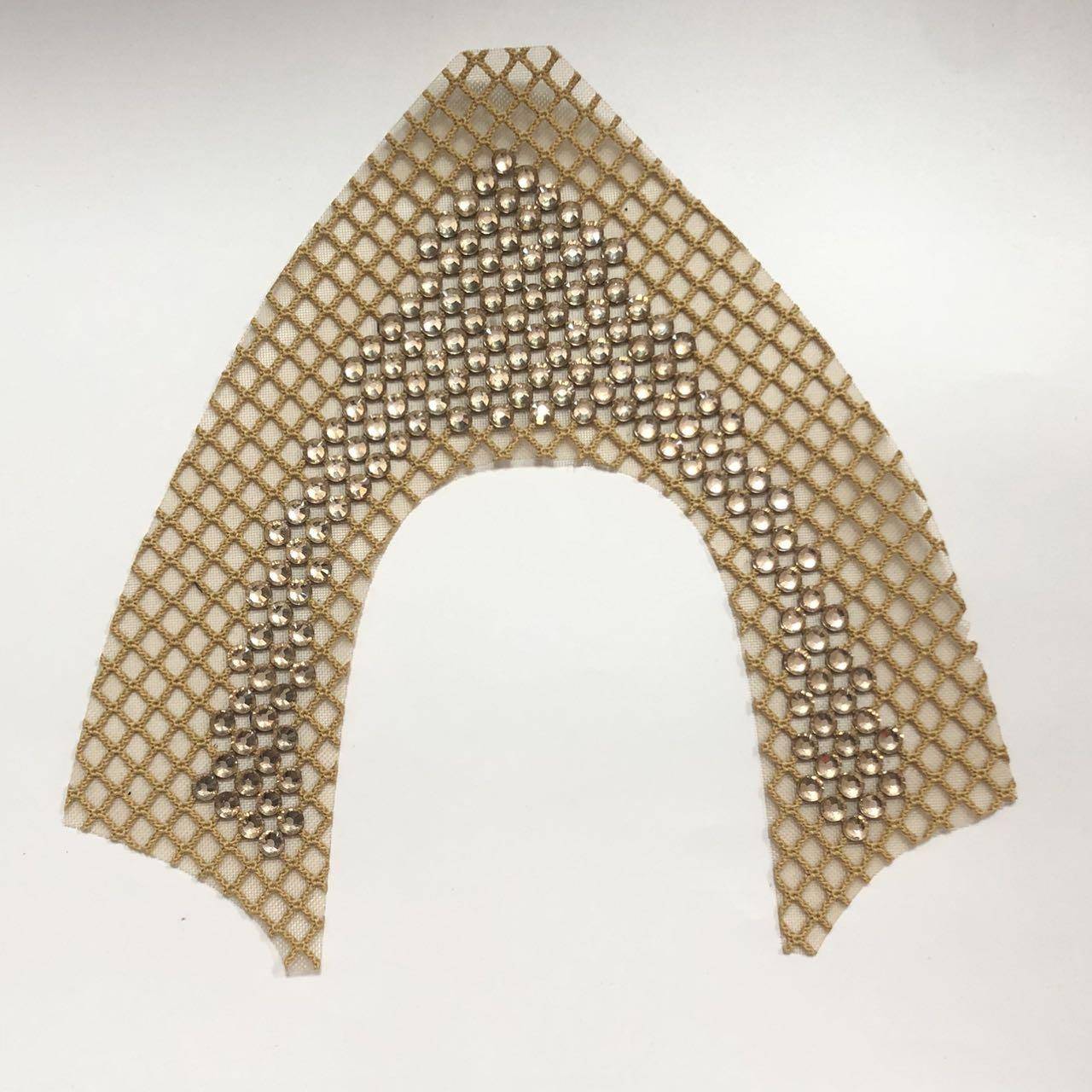 Hot Sale Women's Sandal Shoe Uppers PU Velvet Laser Rhinestone Handmade Beading Semi-Finished Jewelry Upper Wholesale - Image 4