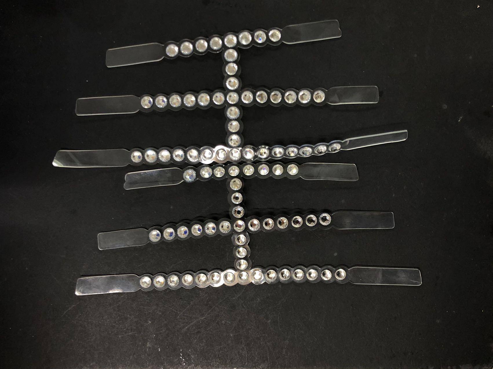 Shoes Upper with hot-fix rhinestones shoe accessories rhinestone stickers and auxiliary materials Factory direct supply - Image 6