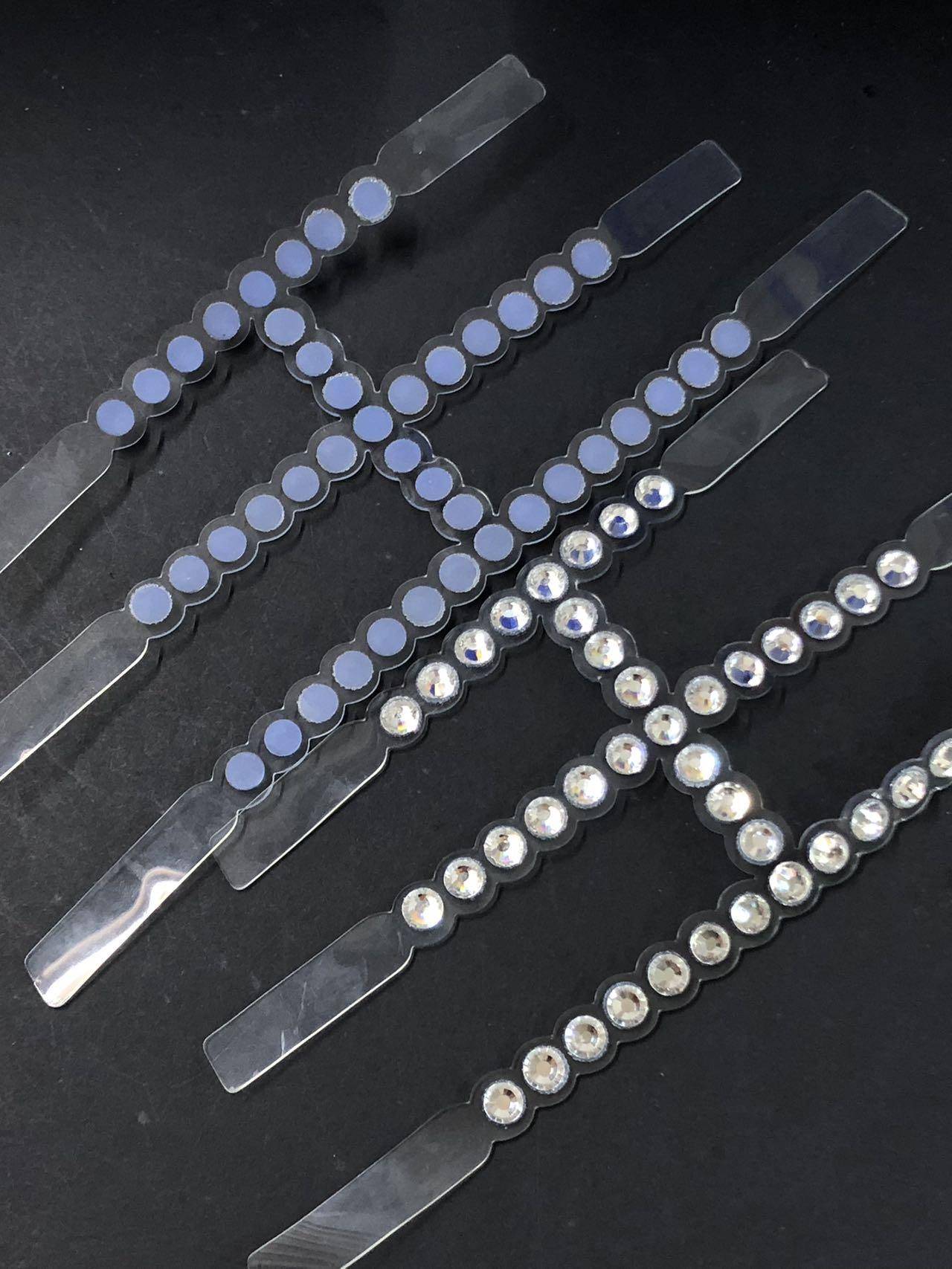 Shoes Upper with hot-fix rhinestones shoe accessories rhinestone stickers and auxiliary materials Factory direct supply - Image 4