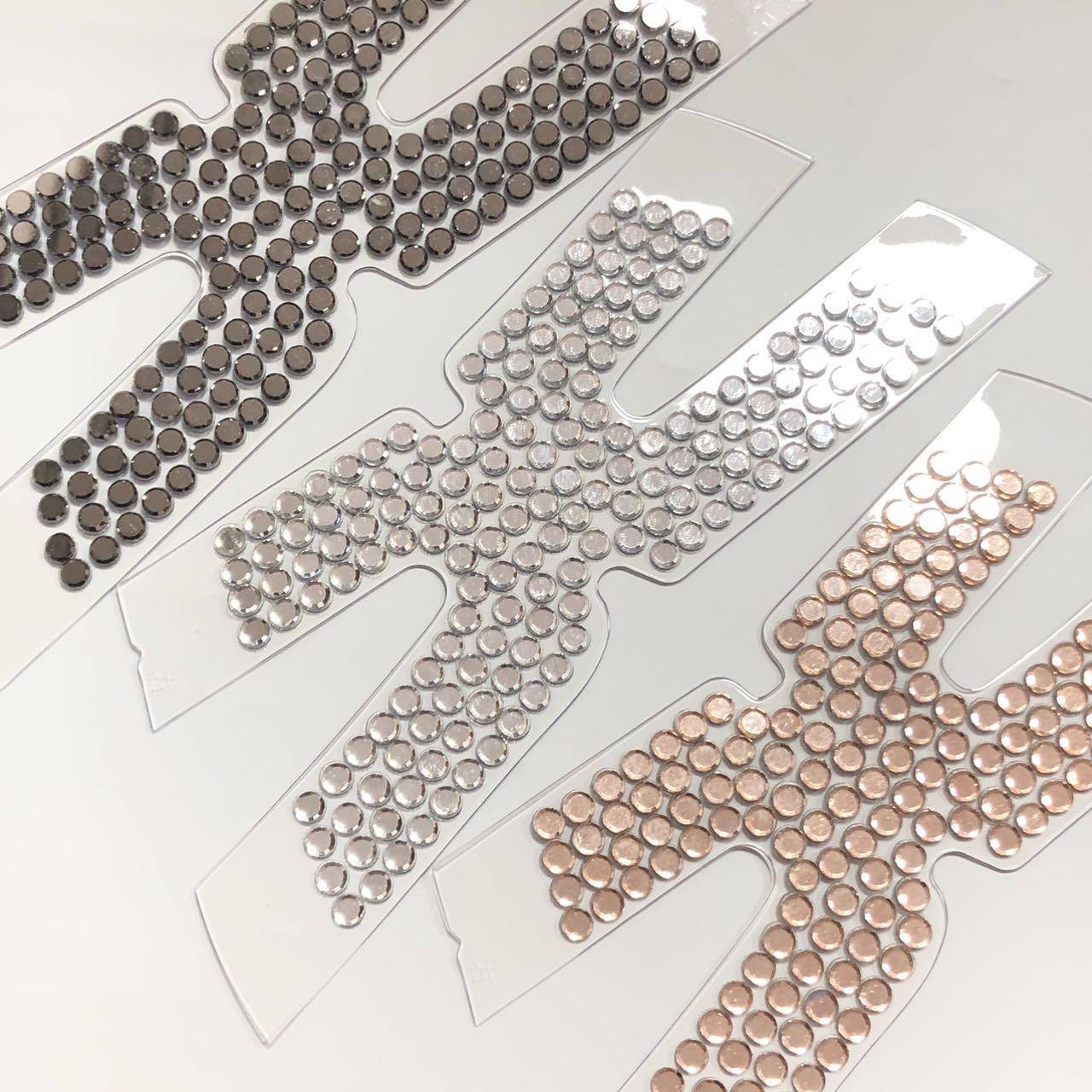 Customized Women's Semi-Finished Rhinestone CHARM Sandal Shoe Upper Elegant Decoration Accessories - Image 3