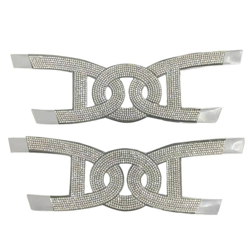 Wholesale Shoe Buckle Metal Women's Sandals Upper Decorative Rhinestone Accessories - Image 3