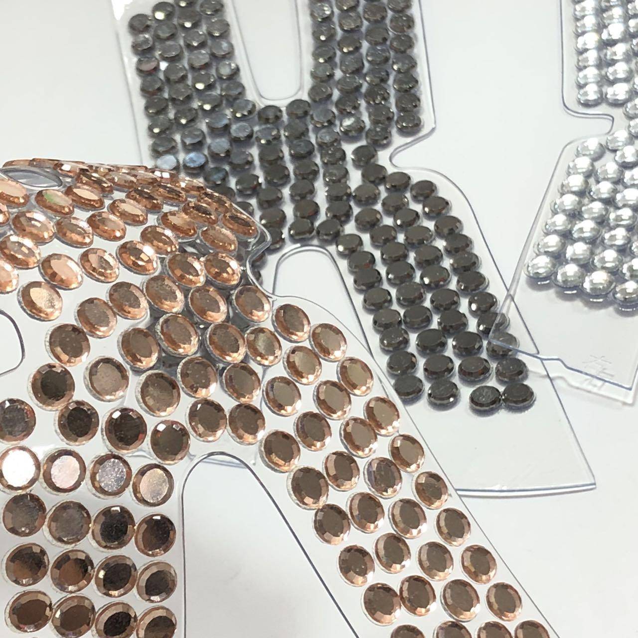Customized Women's Semi-Finished Rhinestone CHARM Sandal Shoe Upper Elegant Decoration Accessories - Image 2