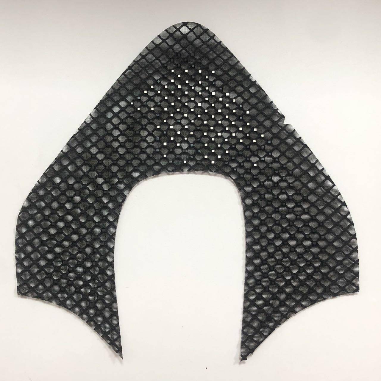 Breathable Mesh Rhinestone Women Upper - Lightweight PU Knitted Diamond Heat-Pressed Sandal Material - Image 2