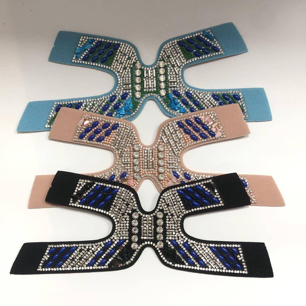Factory Direct Sales Fashionable and Versatile Sandals and slippers Shoe Material TPU Transparent Rhinestone Upper