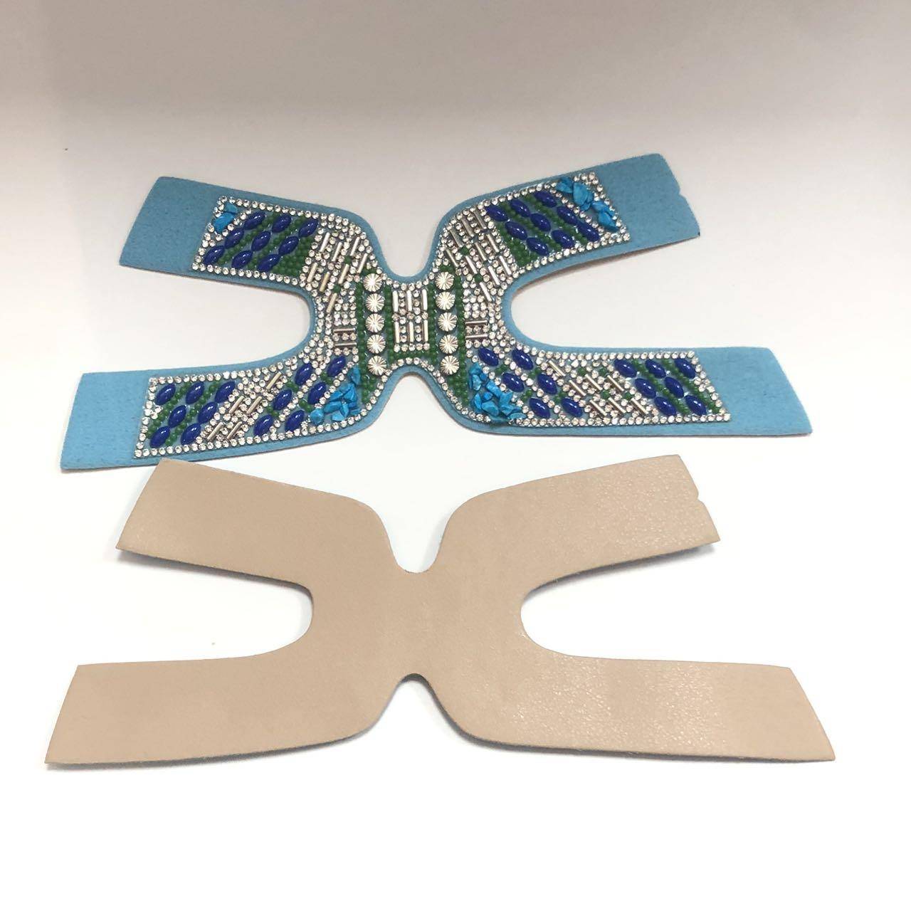 Factory Direct Sales Fashionable and Versatile Sandals and slippers Shoe Material TPU Transparent Rhinestone Upper - Image 2