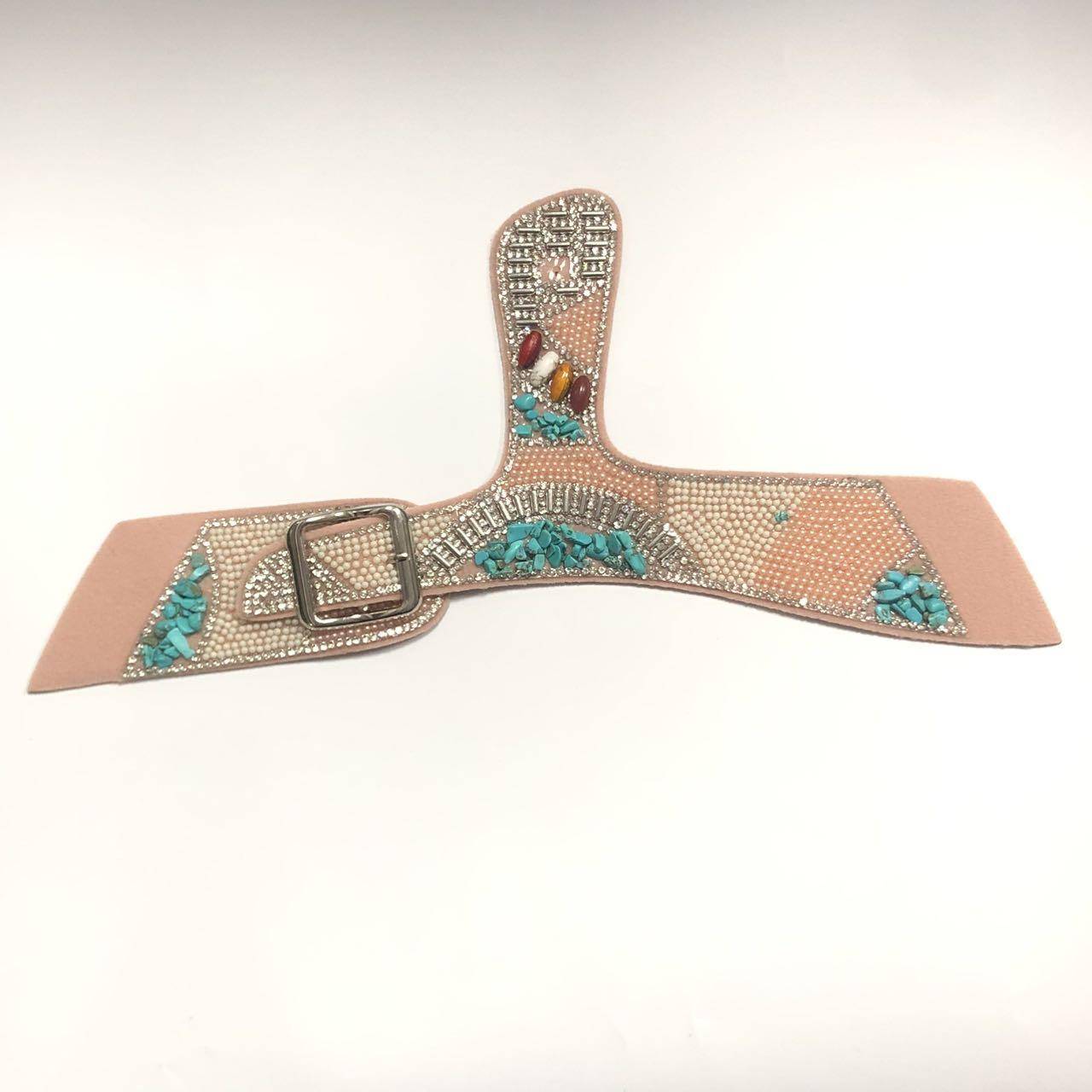 Wholesale Sandal Shoes Upper Rhinestone Mesh Fashion Accessories Factory Direct Sales - Image 4