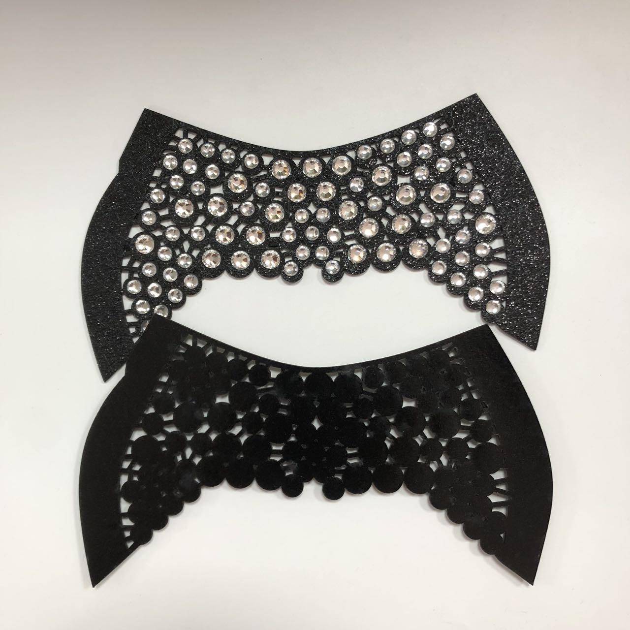 Sandal Shoes Upper Rhinestone Mesh Fashion Accessories Factory Direct Sales