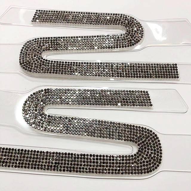 Customized Women's Sandals Fashion-Accessories with Rhinestone and CHARM Upper Decorative Shoe Parts - Image 5