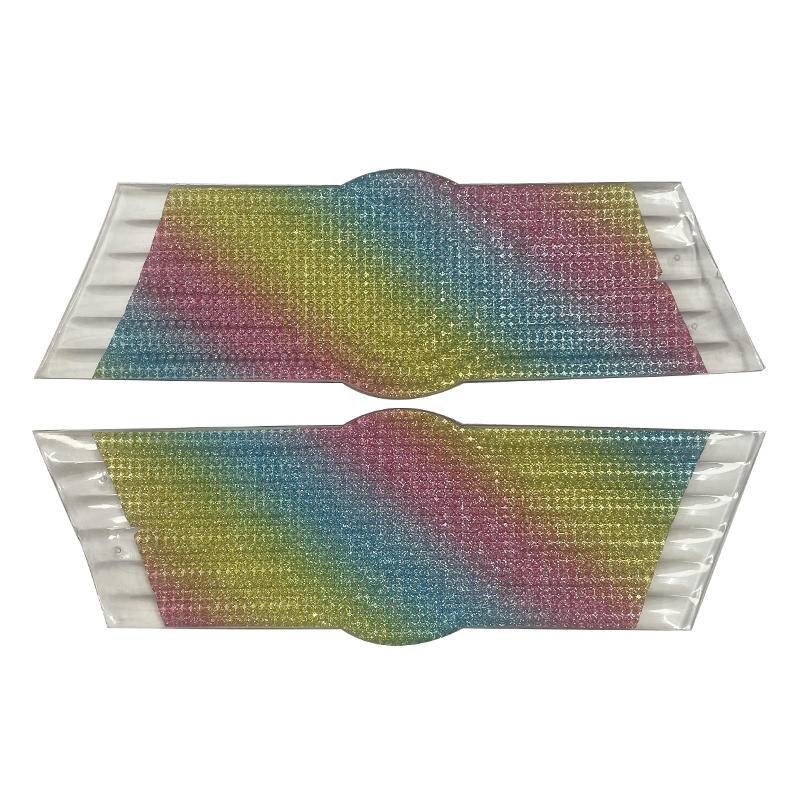Rhinestone PU uppers new style rhinestone shoe accessories slippers & sandals accessories factory wholesale - Image 4