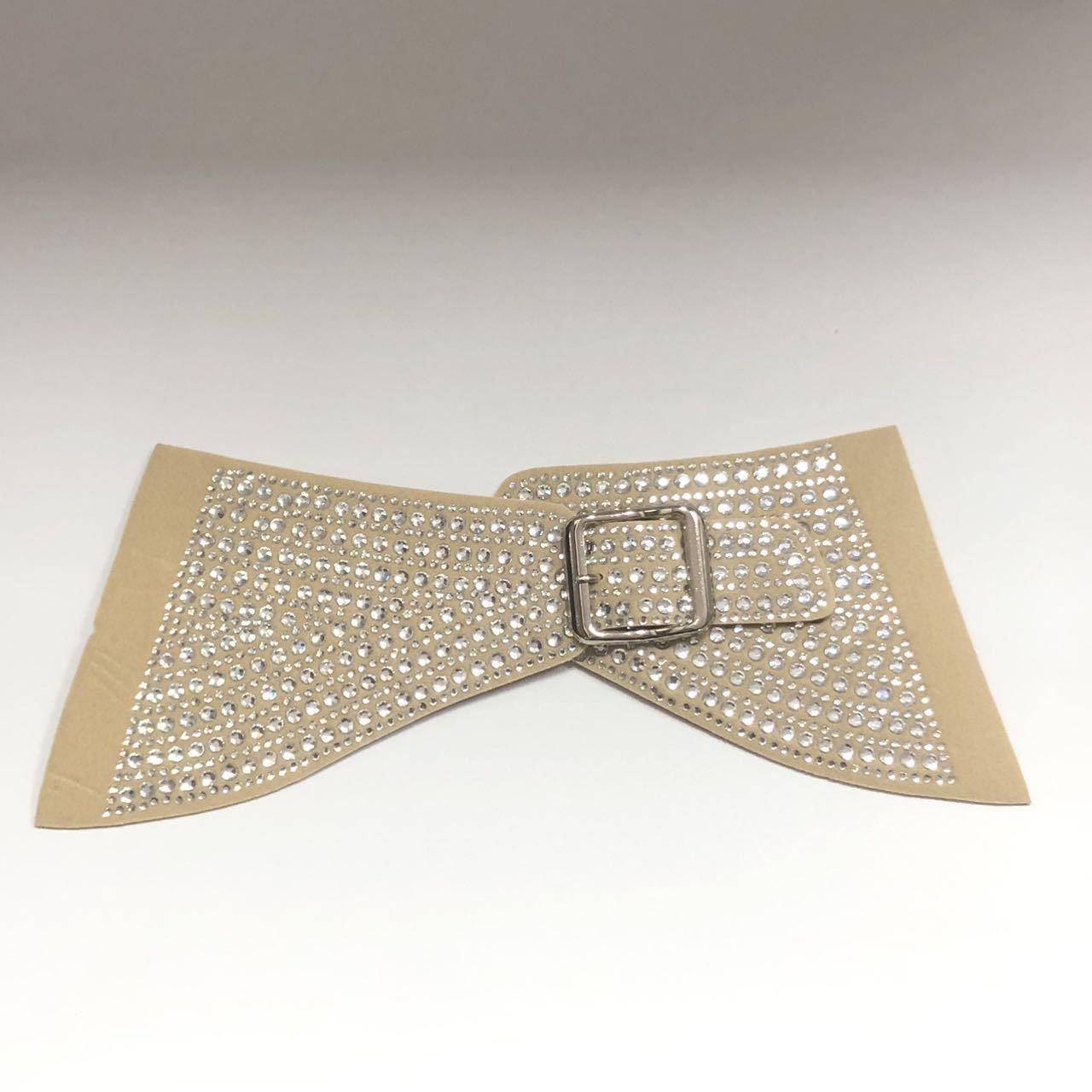 Wholesale Latest Women's Summer Sandals Semi-Finished Shoe Uppers Decorated with Rhinestones and Mini Beads - Image 5