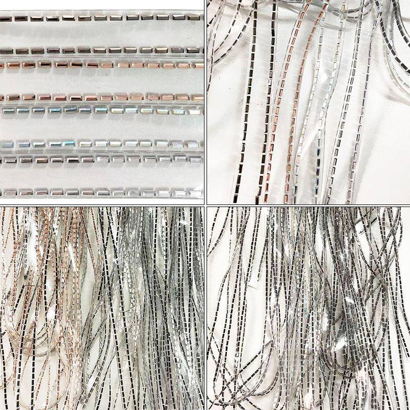 Hot Selling Crystal Diy Diamond Shoes Upper Lady Sandals Trimming Welt Ornament TPU Rhinestone Shoes Upper