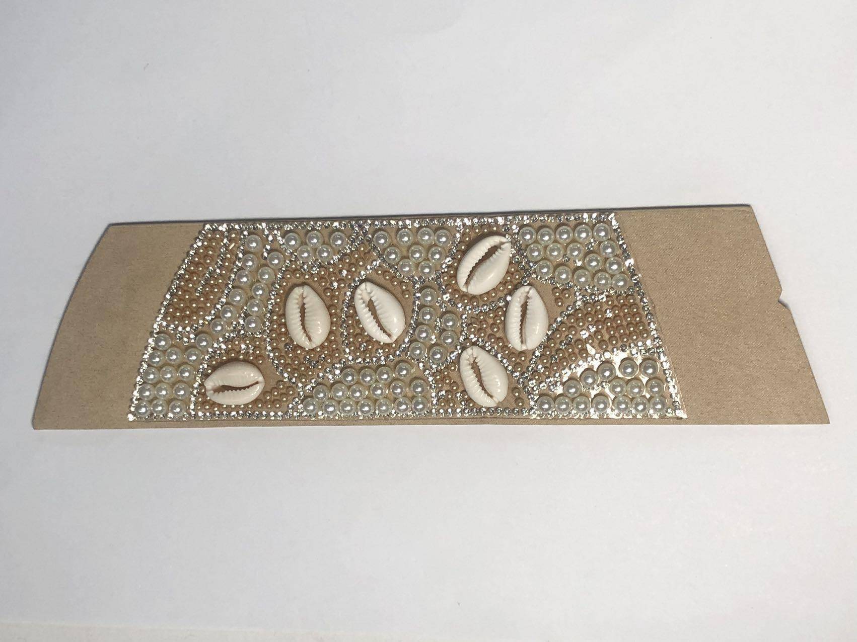 White Glass Beads Enlarge Size Shoes Buckle Upper with PU Lining Glue on Sandal Shoes As Decoration Hot Selling - Image 5