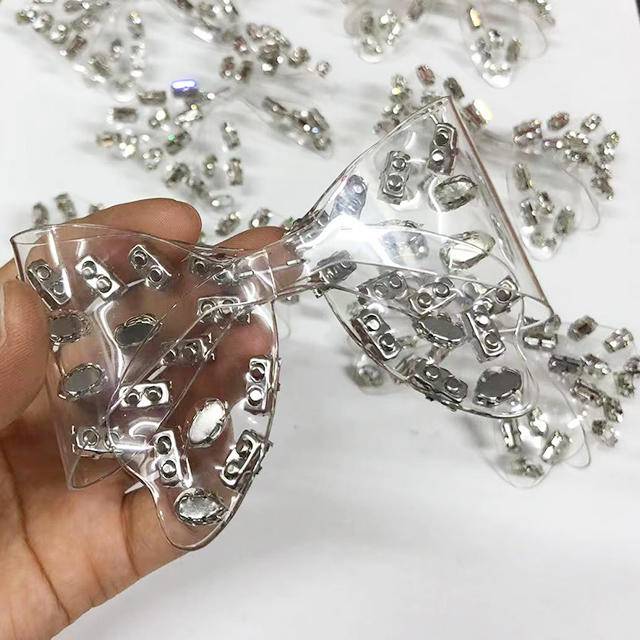 Hot Sale Rhinestone Shoes Upper Lady Sandals ForShoes Upper Trimming Welt Ornament - Image 6