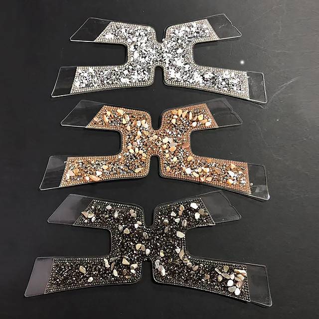 Semi-Finished Decorative Strips and Full Rhinestones Shoe Uppers Accessories with Heat Transfer Printing Inlaid Accessories - Image 7