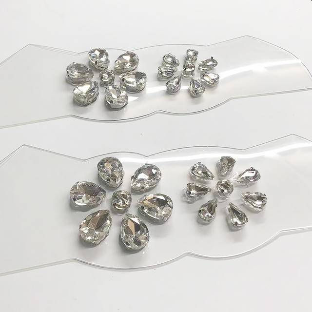 High-Quality Fashion Upper TPU Decoration Shoe Clips for Female Work Sandals Slippers with Rhinestones Drill Shoe Vamp - Image 4