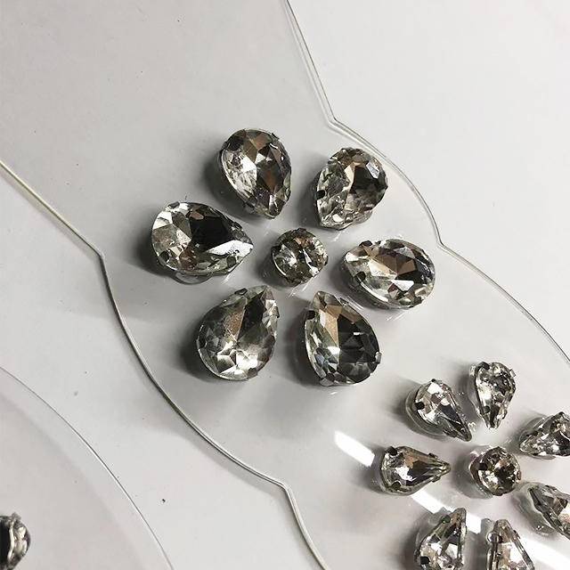 High-Quality Fashion Upper TPU Decoration Shoe Clips for Female Work Sandals Slippers with Rhinestones Drill Shoe Vamp - Image 3