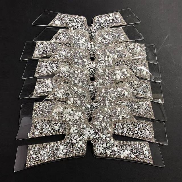 Semi-Finished Decorative Strips and Full Rhinestones Shoe Uppers Accessories with Heat Transfer Printing Inlaid Accessories - Image 5