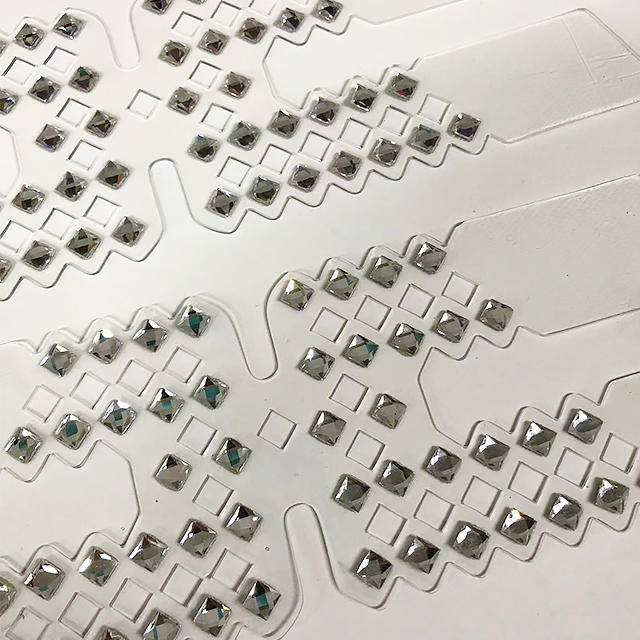 Sandal Decoration Rhinestone Glass Upper High Heel Accessories Transparent Tpu Shoe Materials Factory Direct Sales - Image 2