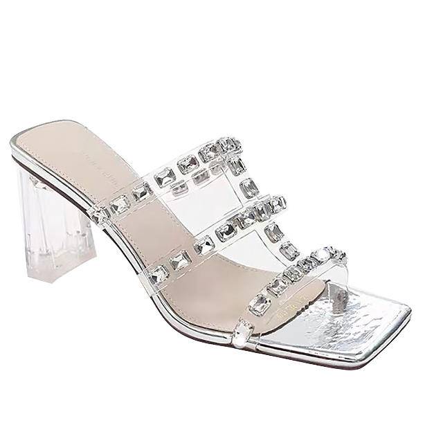 Hot Selling Crystal Diy Diamond Shoes Upper Lady Sandals Trimming Welt Ornament TPU Rhinestone Shoes Upper - Image 7