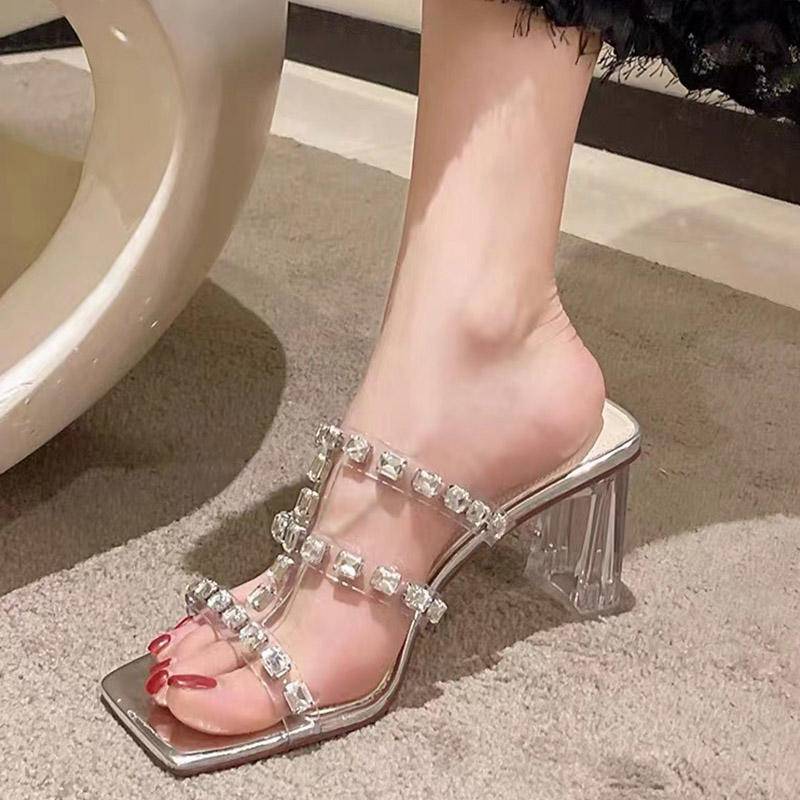 Hot Selling Crystal Diy Diamond Shoes Upper Lady Sandals Trimming Welt Ornament TPU Rhinestone Shoes Upper - Image 6