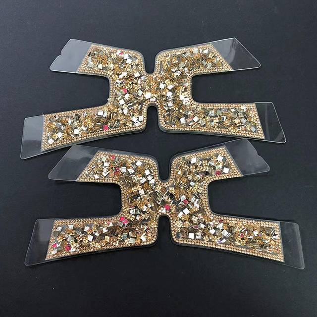 Wholesale Shoe Buckle Metal Women's Sandals Upper Decorative Rhinestone Accessories - Image 3