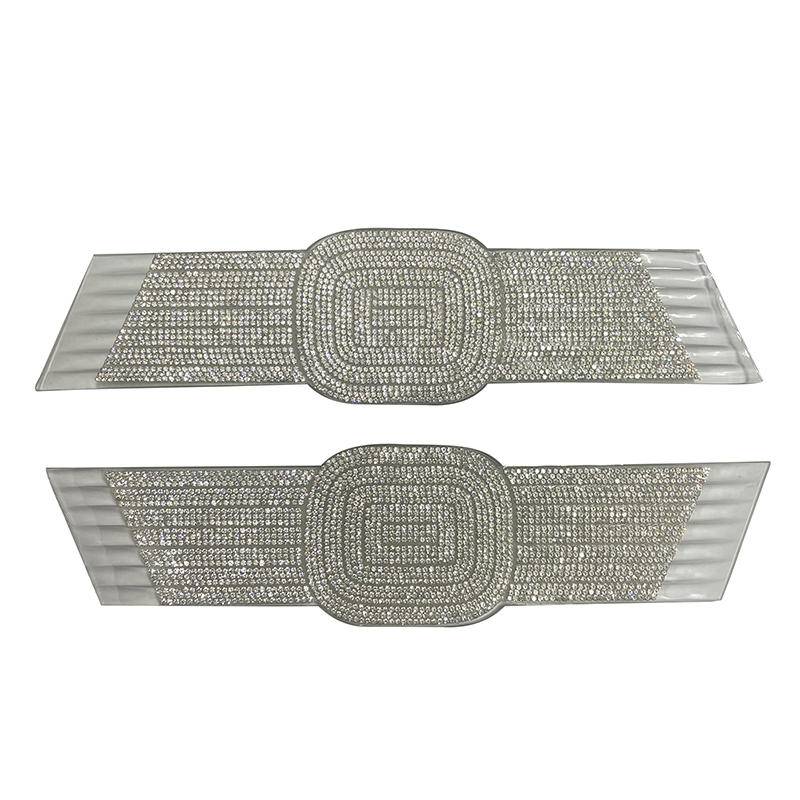 Customized High Quality Semi-Finished Women's Shoe Uppers Rhinestone Decoration Newest Fashion Design Shoes - Image 5