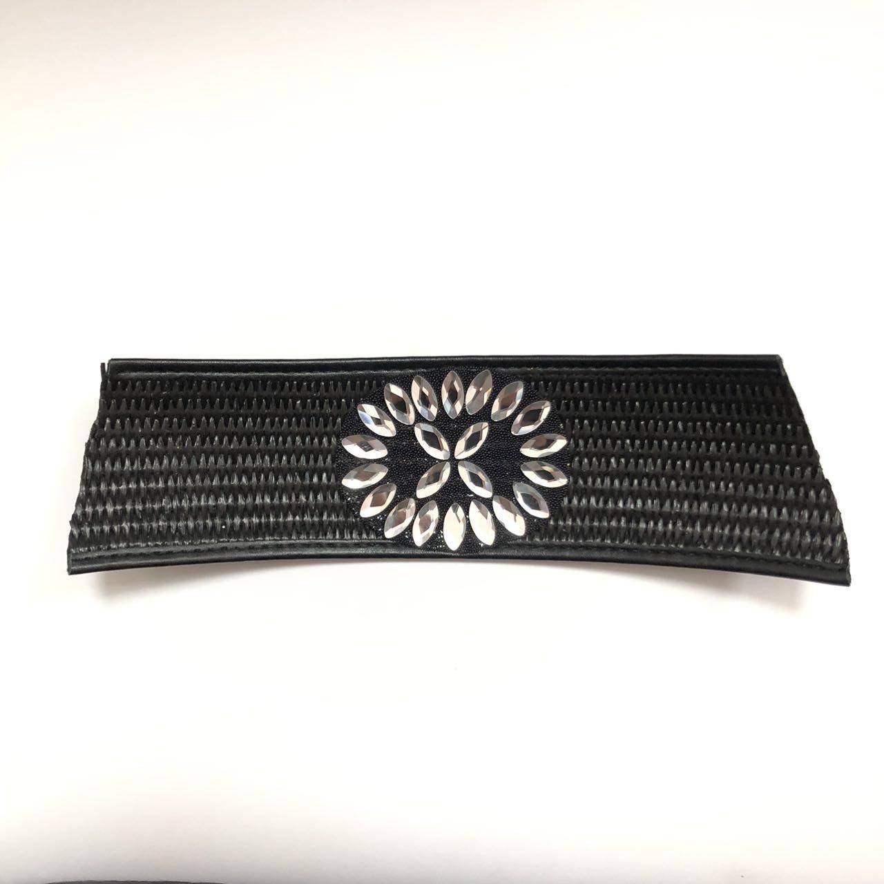 Wholesale Women's Summer Synthetic Ladies Sandal Upper with Rhinestone Decoration Semi-Finished for Sandals - Image 3