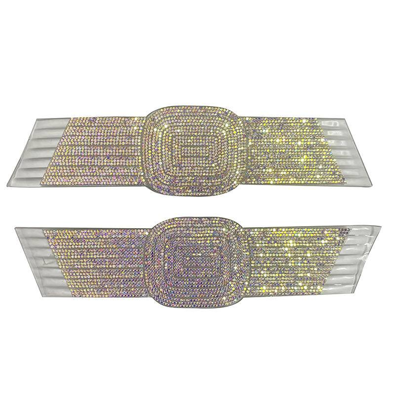 Customized High Quality Semi-Finished Women's Shoe Uppers Rhinestone Decoration Newest Fashion Design Shoes - Image 4