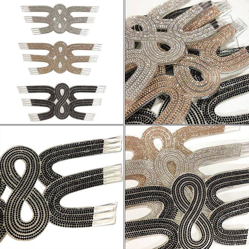 Custom Color & Logo Women's High Heel Shoe Upper Ornament for Festive Christmas Shoes-Shoe Parts