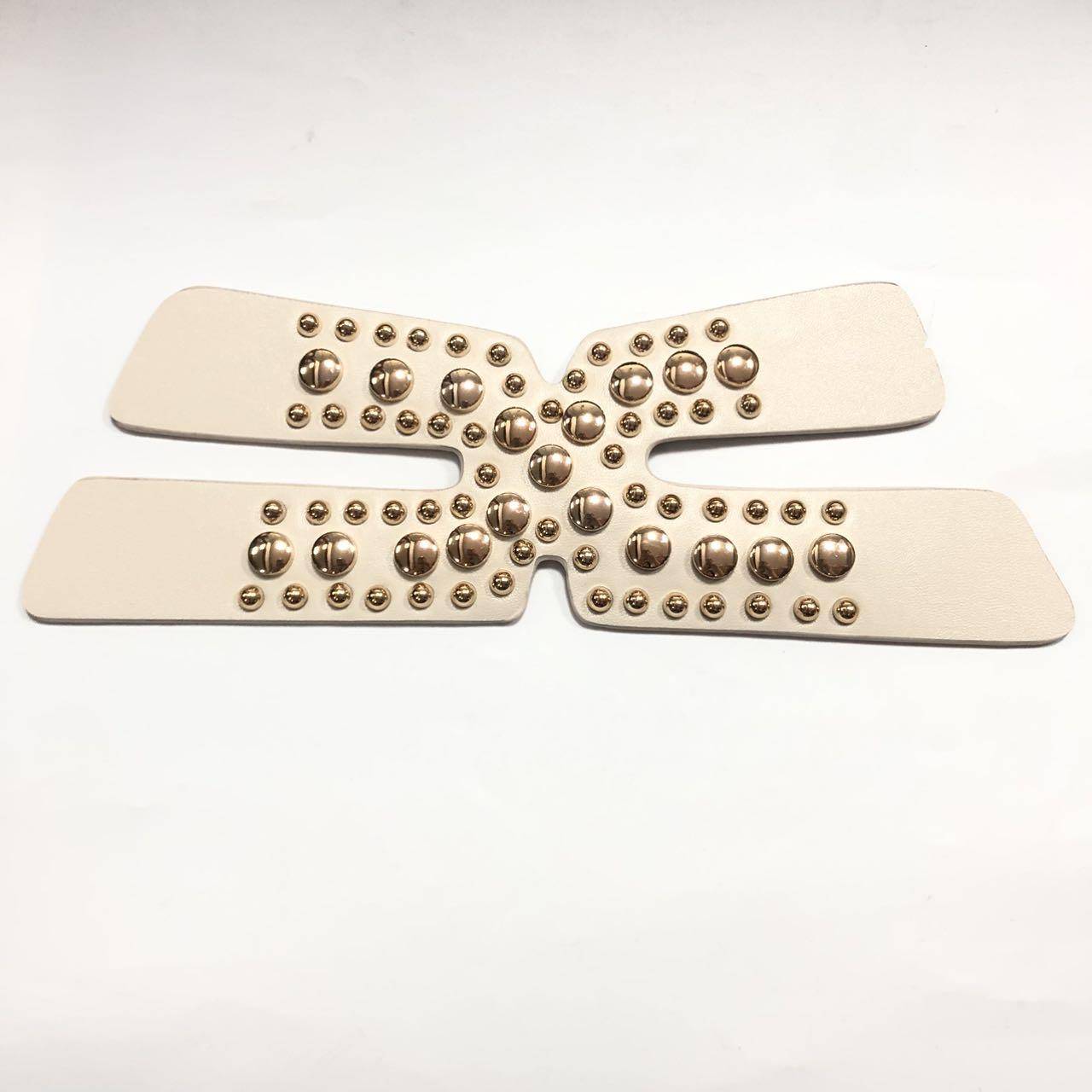 High Quality PU Transparent Nail Women's Decoration Rhinestone & CHARM Fashionable Shoe Uppers - Image 6