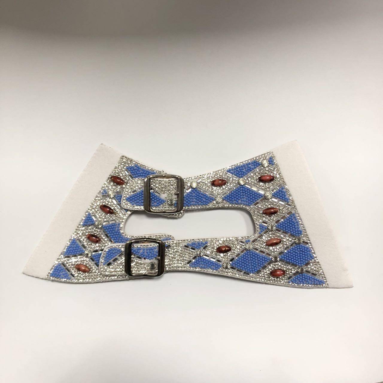 Fashion Bling Semi Finished Shoe Uppers Shoe Uppers Material Glass Rhinestone Diamond Decorative Upper - Image 5