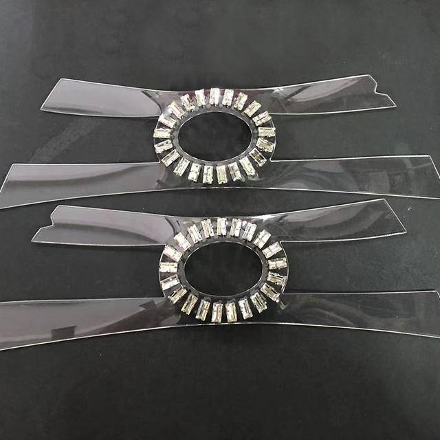 Sandal Decoration Rhinestone Glass Upper High Heel Accessories Transparent Tpu Shoe Materials Factory Direct Sales - Image 5