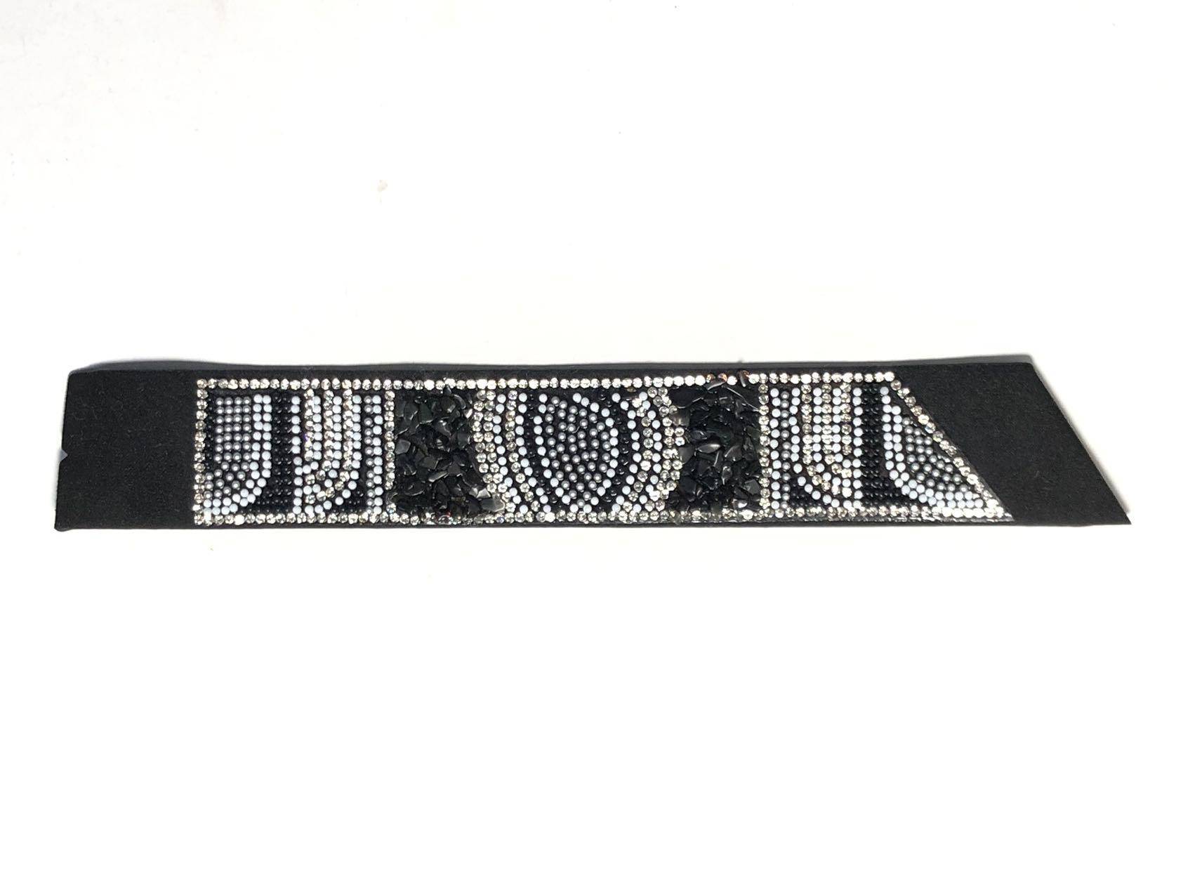 New Trendy Ethnic Style Multi-Element Rhinestone Bead Cold Slippers Semi-Finished Shoe Uppers with Stylish Decoration - Image 3