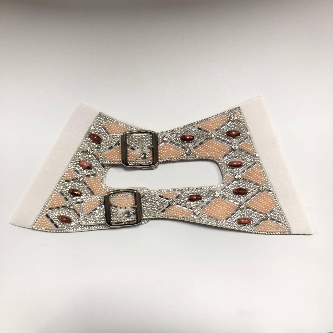 Fashion Bling Semi Finished Shoe Uppers Shoe Uppers Material Glass Rhinestone Diamond Decorative Upper - Image 3