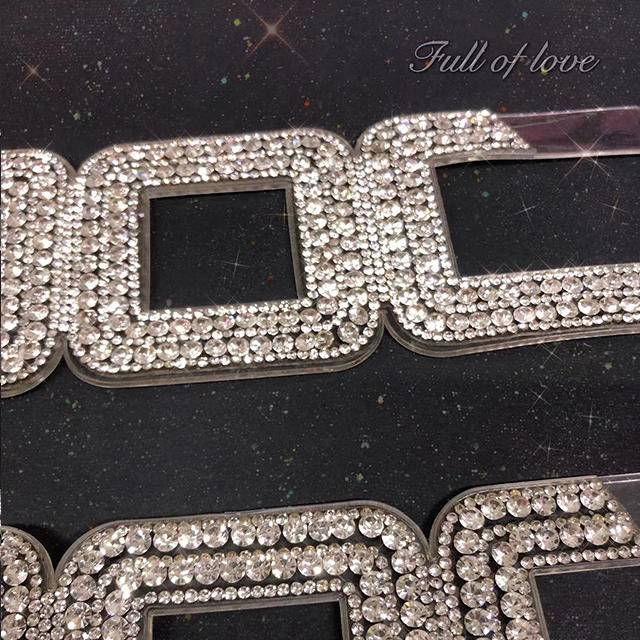 New Arrivals Rhinestone Shoes Upper Trimming Welt Ornament Vamp for Shoes Upper Lady Sandals - Image 3