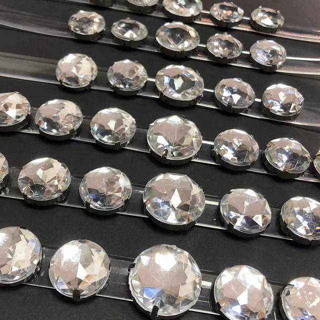 Custom Rhinestone Appliques Rhinestone Badge for Shoe Decoration Crystal Applique for Shoe - Image 3