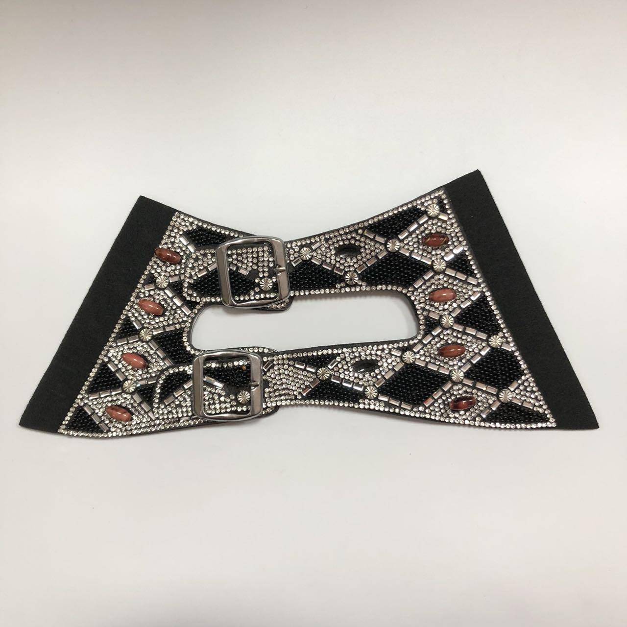 Fashion Bling Semi Finished Shoe Uppers Shoe Uppers Material Glass Rhinestone Diamond Decorative Upper - Image 2