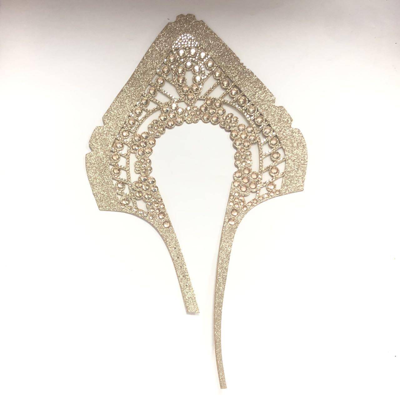 Women's Trendy Rhinestone Decorative Sandals PVC Fabric Slippers Shoes with Upper Accessories Made of Cotton - Image 6