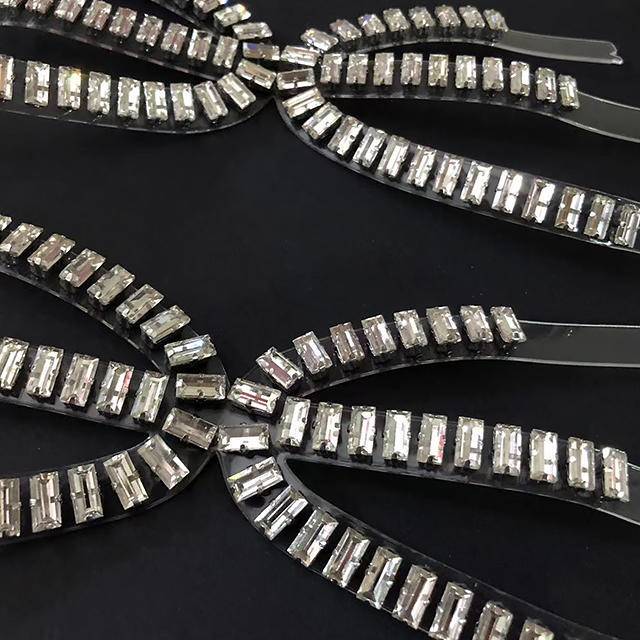 Sandals Shoes Flower Shoe Material Transparent Tpu Rhinestone Upper High Heel Decoration Accessory Factory Direct Sales - Image 5