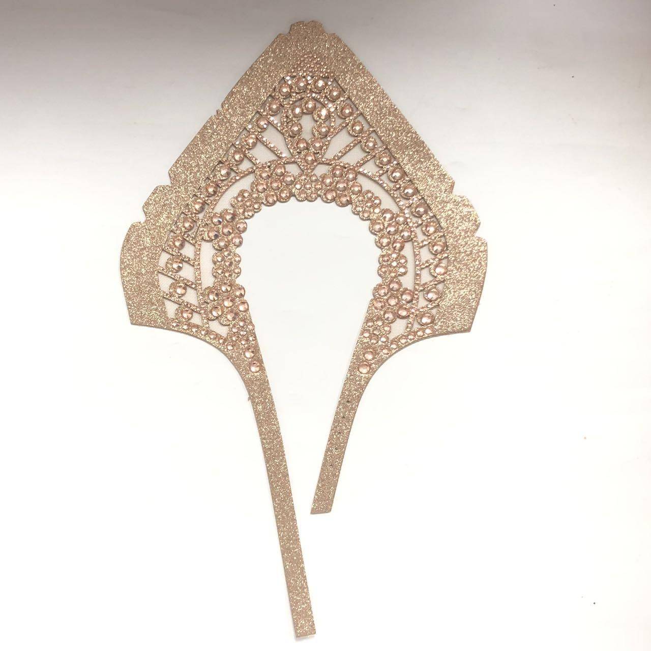 Women's Trendy Rhinestone Decorative Sandals PVC Fabric Slippers Shoes with Upper Accessories Made of Cotton - Image 4