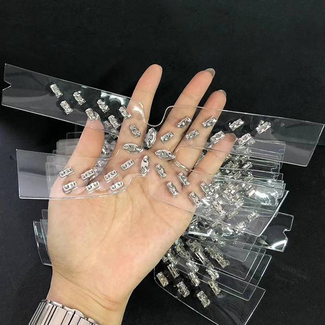 Rhinestone Glass TPU Nailed Shoe Upper Slippers and High Heels Shoe Ornament Shoe Materials Accessories - Image 4