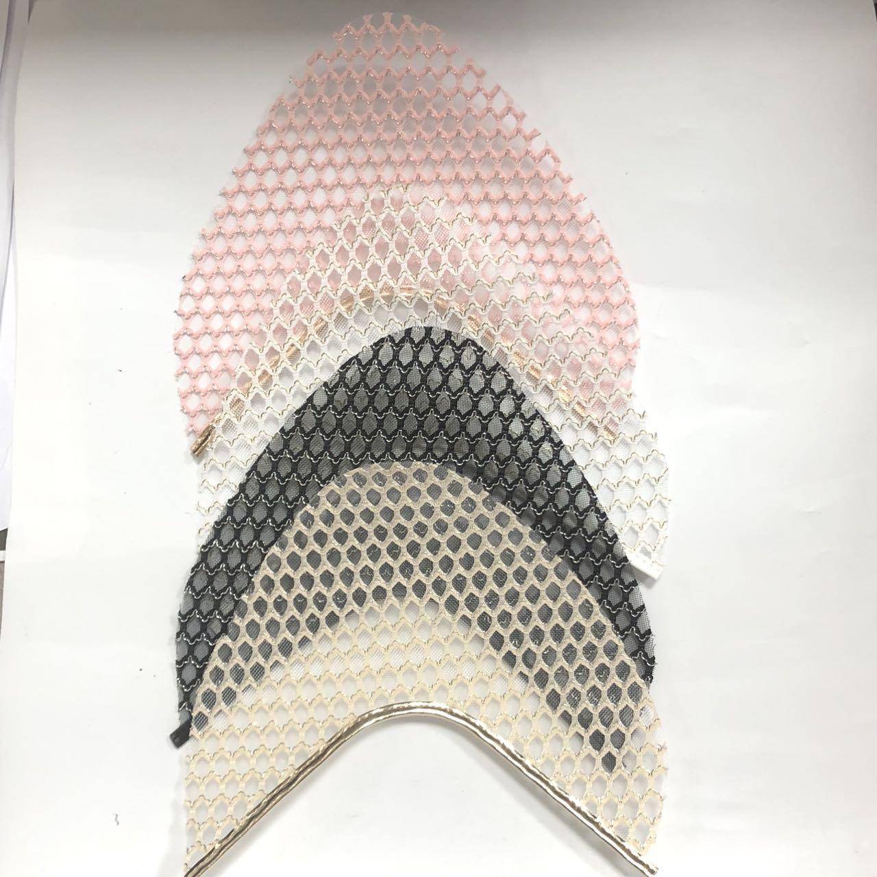 Semi-finished Mesh Yarn Upper Sandals Slippers Hot Drilling Top Surface Shoe Accessories Manufacturers Direct Supply